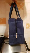 Fiambrera enfriadora para la comida de mujer y niños, bolsa de lona aislada portátil de patrón funcional, bolso térmico para picnic, almuerzo