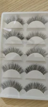 5 pares de pestañas postizas cruzadas, extensiones de pestañas falsas