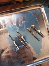 Taladro titanio plateado caña hexagonal HSS rosca de tornillo broca métrica taladro Bits máquina para tornillos compuesto M3 M4 M5 M6 M8 M10 herramientas de mano