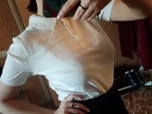 Suéter de punto de manga corta para mujer, jersey con cuello tipo Polo y botones de perlas, Flexible y suave, para primavera y verano, nuevo estilo, 2021