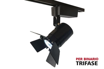 

Headlight lamp Led binary phase 30W neutral white casing black narrow angle 24 degree reflector adjustable