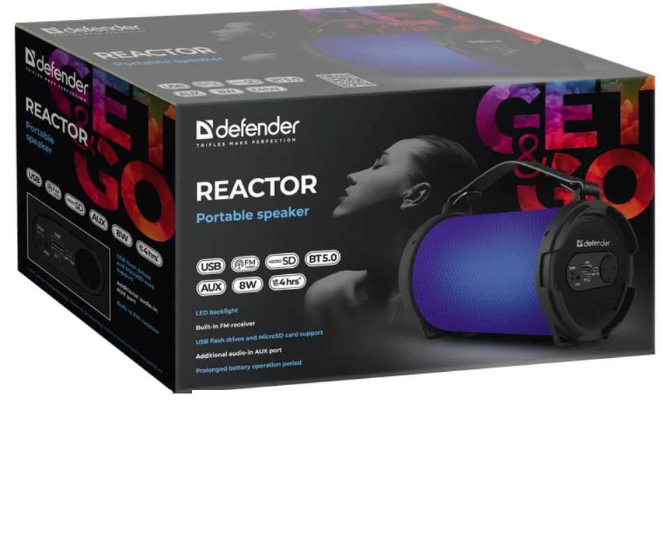 Defender Reactor Bluetooth акустика | Электроника