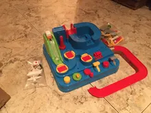 Juguetes educativos para niños, pista de aventura, juegos de mesa, Rail, coches mecánicos, estacionamientos, regalos de Navidad para niños