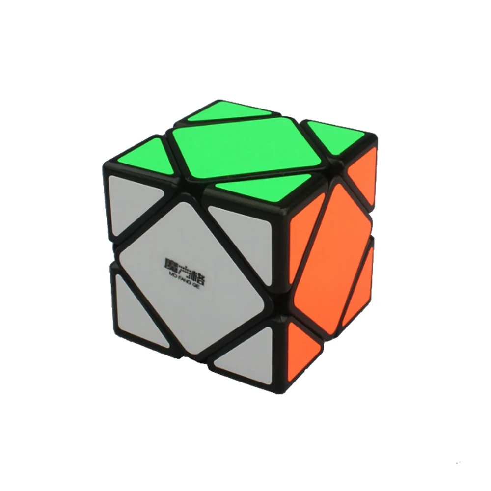 IQ-Cubes QiYi MoFangGe Skew 3x3 куб высокоскоростной куб головоломка магический Профессиональный обучающий и развивающий куб magicos детские игрушки - Цвет: Black