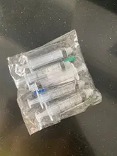 Jeringa de engarce sellada, puntas de jeringa química Blunt para pegamento líquido, tinta de aceite, 5 uds.