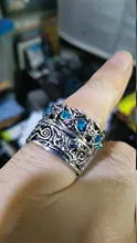 Huitan-Anillo de defensa de Mitología nórdica para hombre, tótem de lobo gigante, moda Hip Hop, Rock, Unisex, regalo Punk