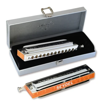 

54480G de luxe steel G harmonica chromatic, Seydel Sohne