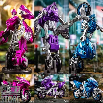 

[Show.Z Store] Aoyi Mech LS-19 Speeding Sisters Arcee Chromia & Elita-1 Set of 3 Black Mamba Transformation Action Figure
