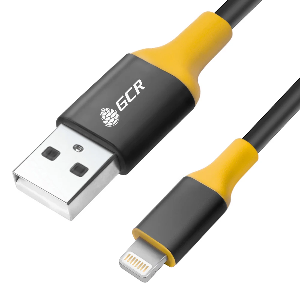 GCR зарядка для Iphone шнур для зарядки USB 2.0 Lightning 0.25- 5 M для Iphone 5/6/7/8/X,11 MFI, AL корпус