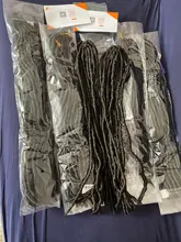 Extensiones de cabello trenzado de ganchillo sintético para mujer, X-TRESS de color marrón degradado, trenzas rastas de imitación suaves y rectas