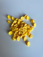 Pin de goma de PVC de colores para broche de joyería, 50 Uds.