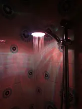 Cabezal de ducha con cambio de Color, luz Led brillante, automático, cambio de 7 colores, ahorro de agua, decoración de baño de ducha