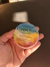 Colorfast de alambre de cobre alambre para collar de pulsera joyas DIY accesorios/0,2/0,25/0,3/0,5/0,6/0,7/1,0mm arte rebordear Alambre de HK018
