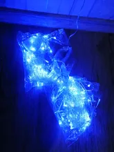 String-Light Led Curtain Christmas Garland Icicle 100leds Stage Garden Outdoor 220V Drop