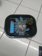 Herb-Grinder Rolling-Tray Tobacco-Storage-Plate Smoking-Accessories Metal Tin 18cm--14cm