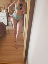 INGAGA juego de Bikini estilo Push Up trajes de baño de alta cintura traje de baño mujeres acanalado Bikini trajes de baño, Bikini brasileño púrpura 2021 bañistas