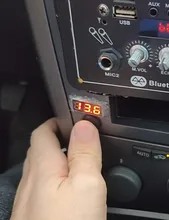 0,28 pulgadas rojo azul Digital Mini pantalla LED módulo DC2.5V-30V DC0-100V del voltímetro del probador de voltaje medidor de contador de Panel de coche de la motocicleta