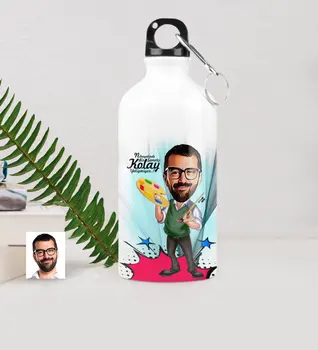 

Personalized Mr Painter Caricature Of Metal Water bowl (500 ml.) 1