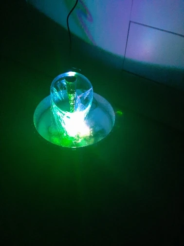 USB Water Pump Ultra-quiet with Power Cord Waterproof Fountain with 12 LED Light for Garden Water Pump Aquarium Fountain фонтан photo review