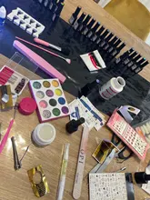 Juego de manicura con secador, lámpara LED UV, 80W, 54W, 24/16/8 Uds., Kit de esmalte de Gel