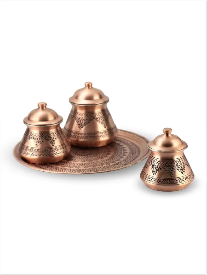 

3 PCs Staples Tumbled Tray Copper Spice 1 mm