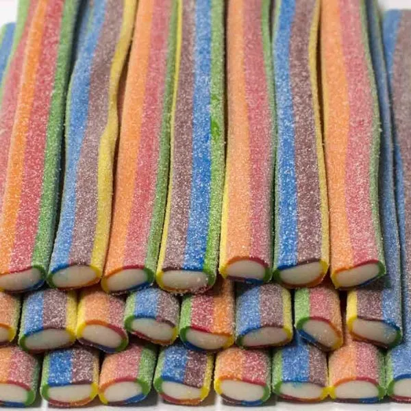 Marmalade giant sticks in sugar 6-color Damel 500 gr. afbeelding