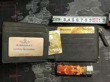 Men Wallets Money-Bag Coin-Pocket Card-Holder Slim Small Mini Pu for with Thin