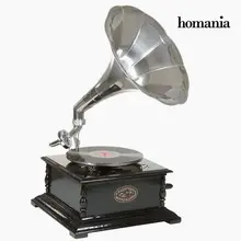 Граммофон патрат Черный Серебряный-старый стиль коллекция от Homania BigBuy Home