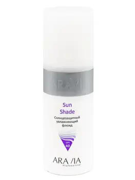 

Fluid moisturizing sunscreen spf-40 sun shade, 150 ml, aravia professional
