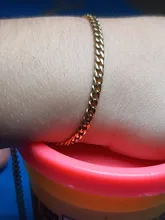 Cadena de eslabones cubanos de acero inoxidable para hombre, pulsera minimalista de 3-11mm, venta al por mayor