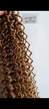 Weave Hair Kinky Curly Synthetic-Hair-Extension Brown Afro Golden Black Stretched-Length