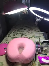 Cojín suave de espuma viscoelástica de rebote lento en forma de U, Almohada de Viaje para el cuello de algodón para viajes en la oficina