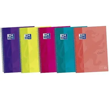 

Pack 5 Cuadernos Oxford ebook A4 120 Hojas Multicolor