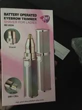 2 en 1 recortador eléctrico de cejas maquillaje indoloro ojo frente depiladora para las mujeres afeitar Razors Mini portátil utensilio para eliminar el vello Facial