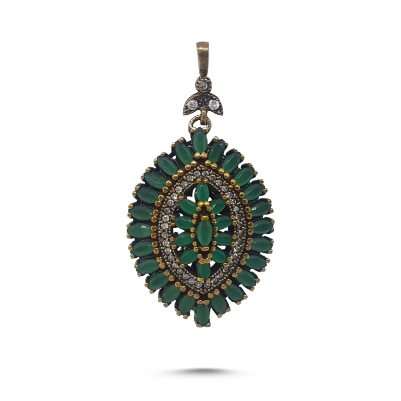

Silver 925 Sterling Authentic Zircon Cubic Zirconia Pendant