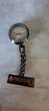 Broche personalizado grabado con tu nombre, Pin de solapa de acero inoxidable, de alta calidad, oro rosa, Fob, reloj de enfermera