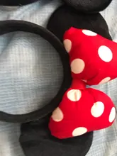 ZAFILLE-cintas para el pelo de orejas de Minnie para niña, cinta para el pelo para sesión de fotos, sombreros de fiesta de cumpleaños, accesorios para el cabello para niña