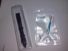 UTHAI Z08- Correa de cuero genuino para reloj, accesorios para reloj de 10-24mm, de colores marrones, de alta calidad