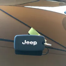 Clave tapa para Jeep renegado patriota libertad 2016 bolsa botón 4 funda para mando a distancia de coche Interior accesorios Flip clave