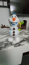 Yiwa 2021 bailando muñeco de nieve Olaf Robot con 5 música Led linterna musical eléctrico modelo de figura de acción de juguete de regalo de Navidad