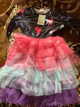 VIKITA-vestido de unicornio para niña, tutú de princesa para niña, fiesta de cumpleaños, Vestidos de Licorne para niño, Vestidos de otoño e invierno