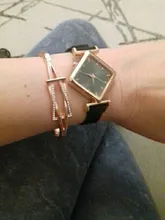 Conjunto de relojes de pulsera magnéticos para mujer, pulsera cuadrada de lujo de cuarzo, reloj de vestir femenino