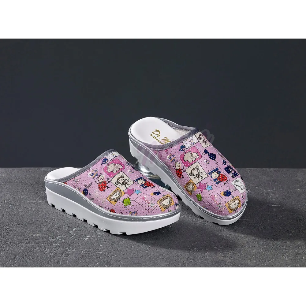 

New Orthopedic Comfortable Heel Shoes For Women 2021 Ladies Platform Slippers Sandals Nurse Doctor Soft Casual Anti-Slip Clogs