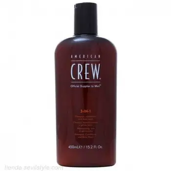 

Shampoo 3 In 1 - 450 ml - American Crew