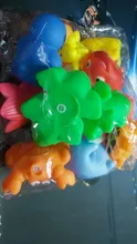 Bathing-Toy Float Swimming-Water-Toys Squeeze Animals Soft-Rubber Colorful Baby Sound-Squeaky
