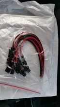 JST SM Cable Wire-Connector Pigtail-Plug Male-To-Female 10pcs/5pairs 15cm Long