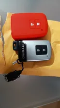 ZAD-Funda de goma de silicona para llave de coche, funda con 2 botones para Toyota Camry, RAV4, Avalon, auris