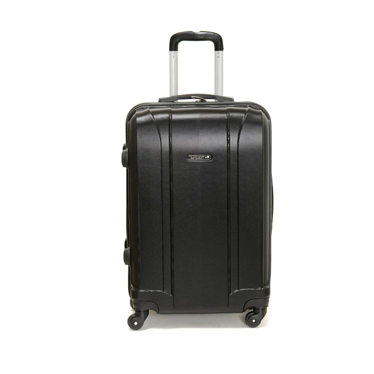 

FLO U MKN 6112-B Black Unisex Large Suitcases Travel Soft