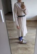 Cárdigan de punto largo y grueso para mujer, suéter de manga larga, cárdigan informal, ropa de calle, suéter de punto abierto, Invierno