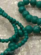Loose-Beads Turquoises Jewelry-Making Natural-Stone Round White Blue Black 10 6 Smooth
